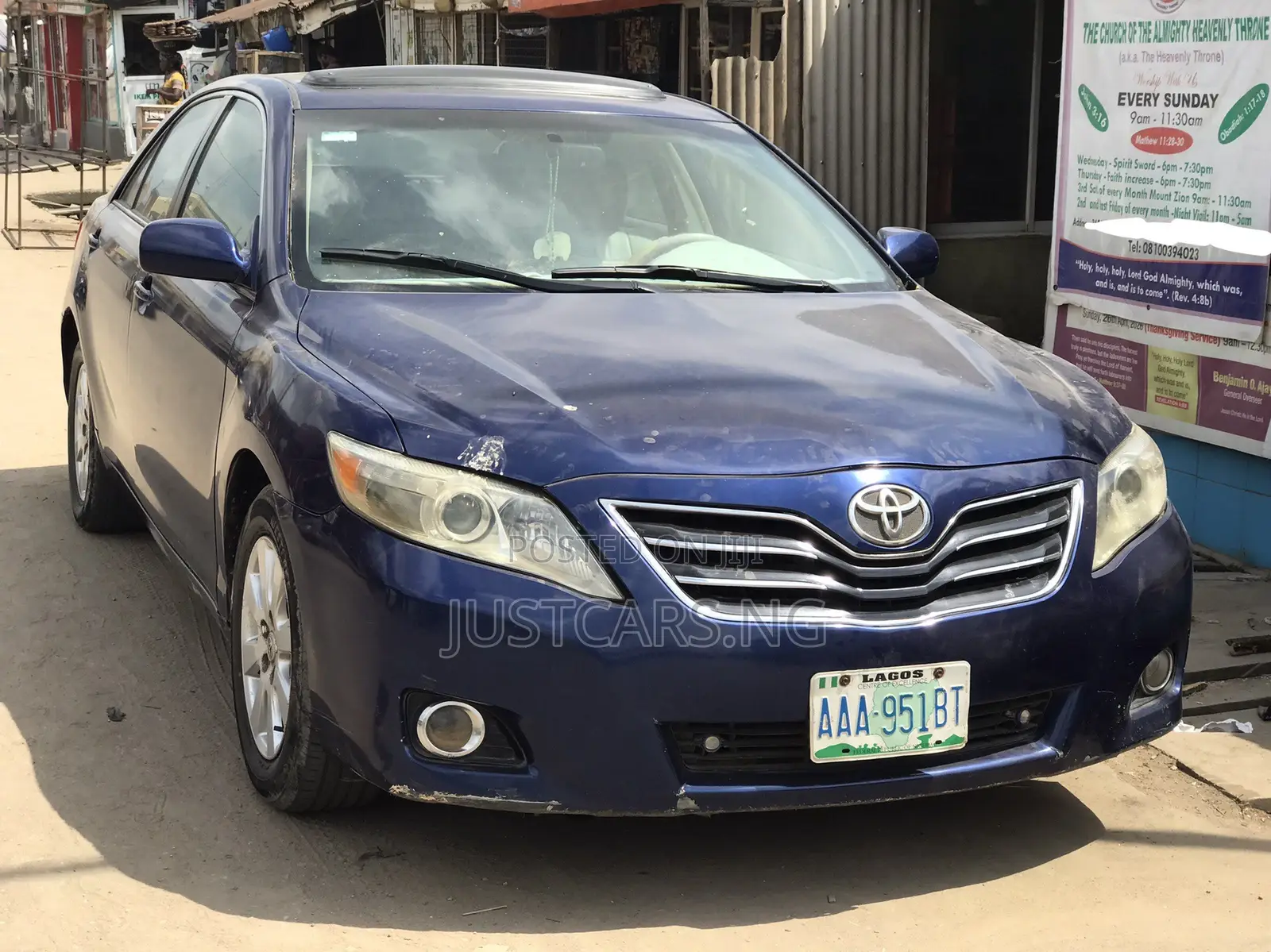 Toyota Camry XLE V6 4dr Sedan (3.5L 6cyl 6AM) 2008 Blue