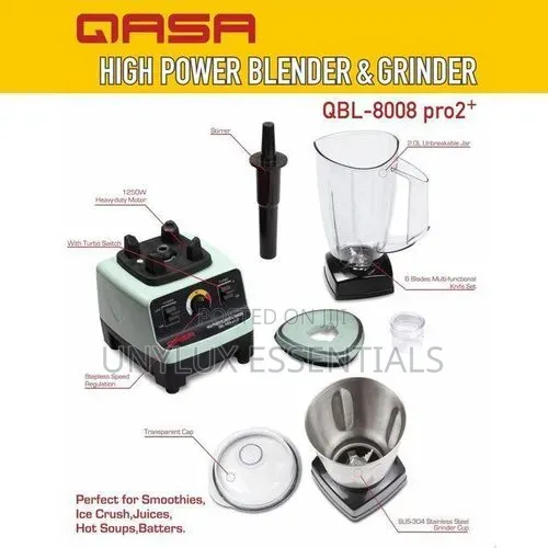 Qasa High Power Blender and Grinder Pro2