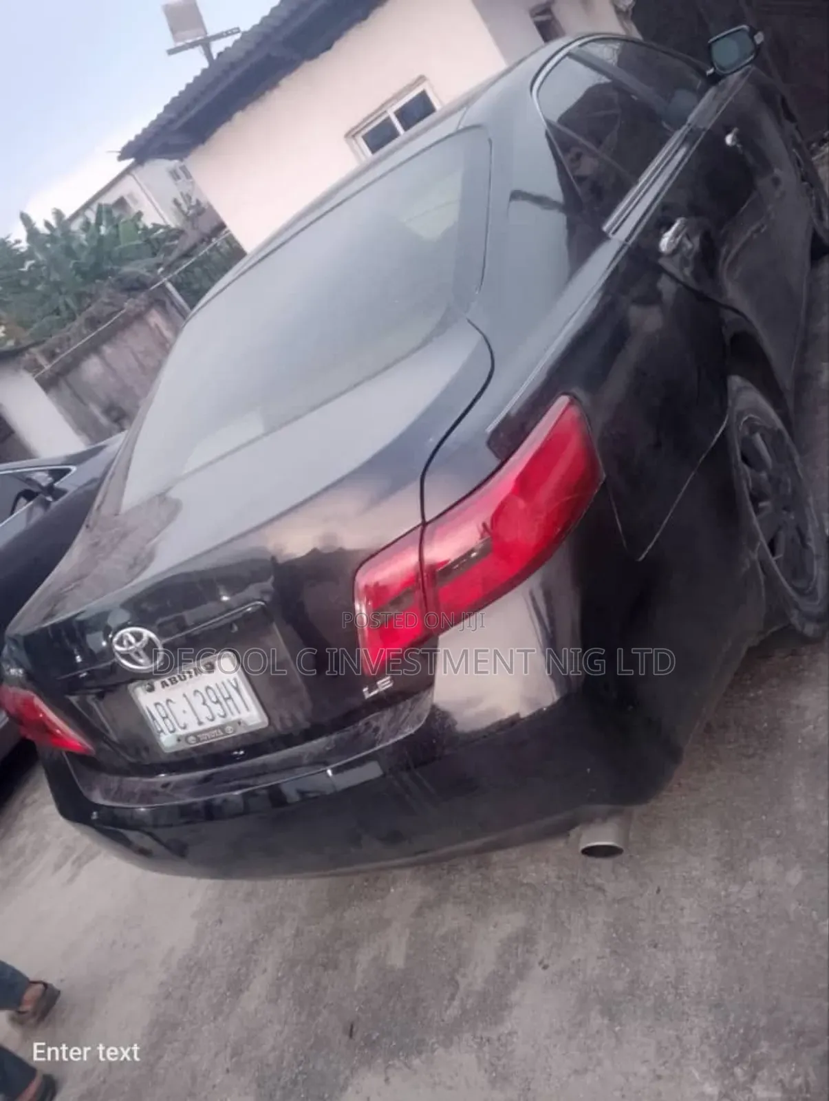 Toyota Camry 2.4 LE 2008 Black