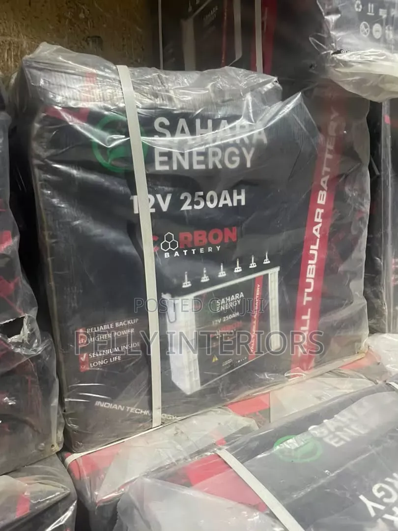 Sahara Energy Tubular Battery 250arms 12volts
