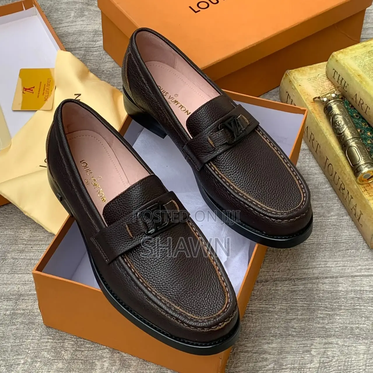 Louis Vuitton Luxury Leather Loafers