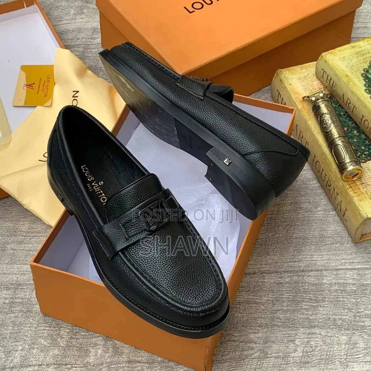 Louis Vuitton Luxury Leather Loafers