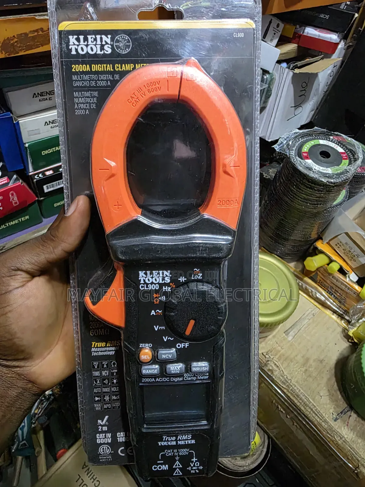 Original Klein Tools CL900 2000A AC/DC Digital Clamp Meter
