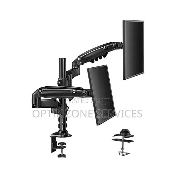 Double Dual Gas Monitor Stand
