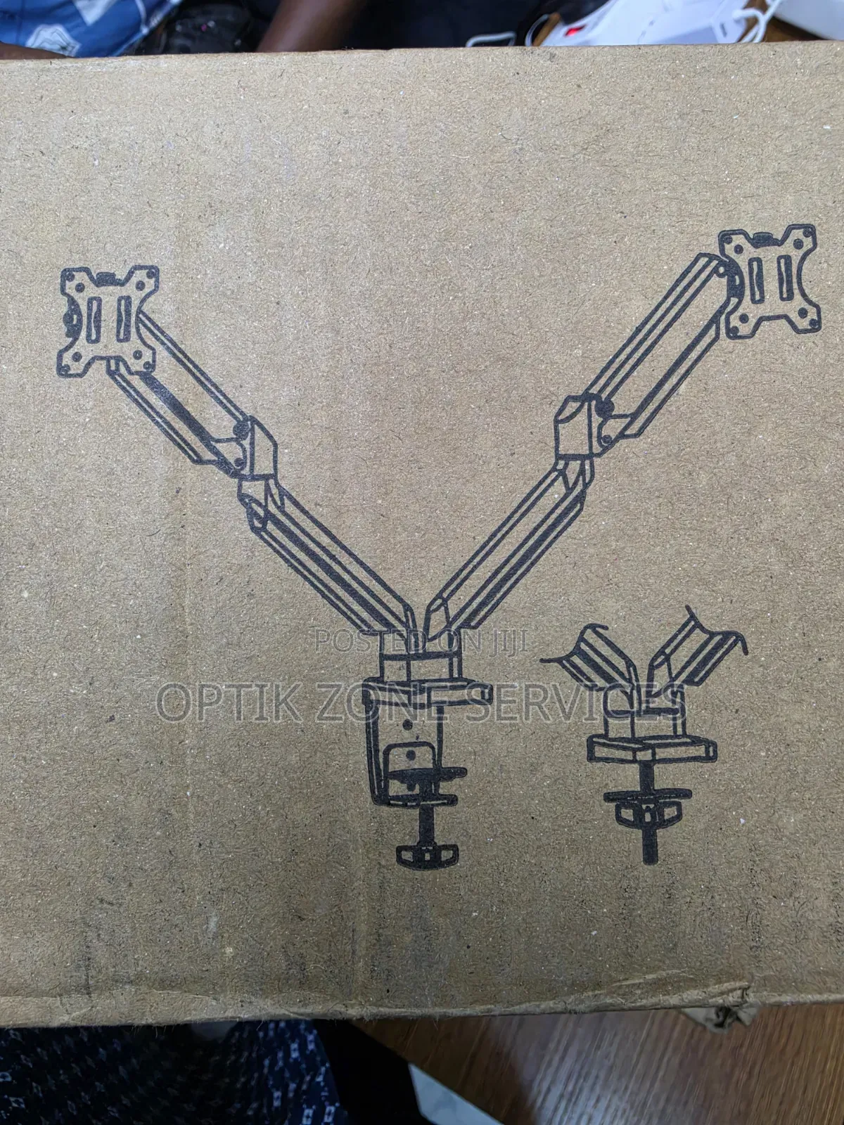 Double Dual Gas Monitor Stand
