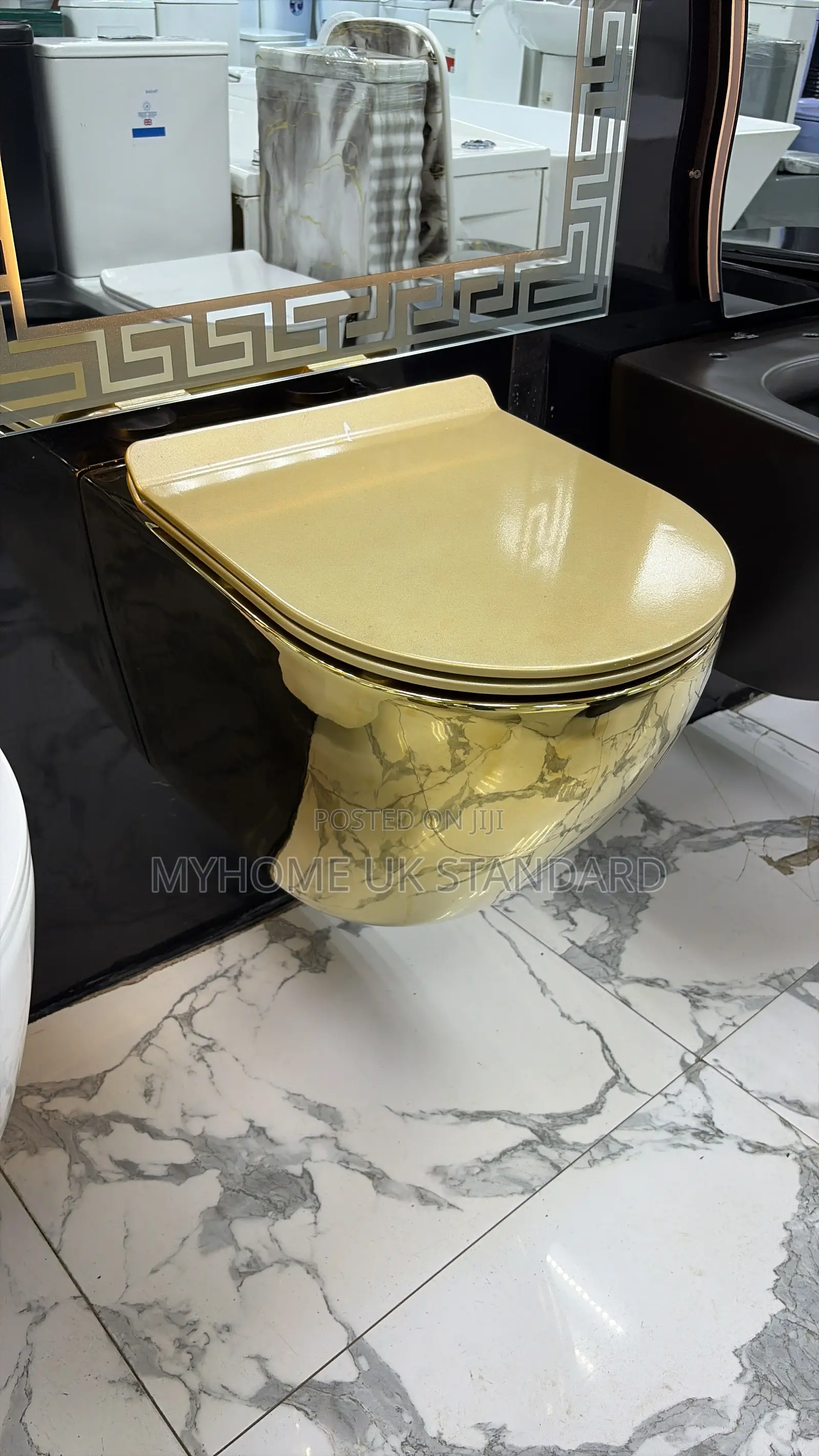Ideal England Gold Concealed Water Closet