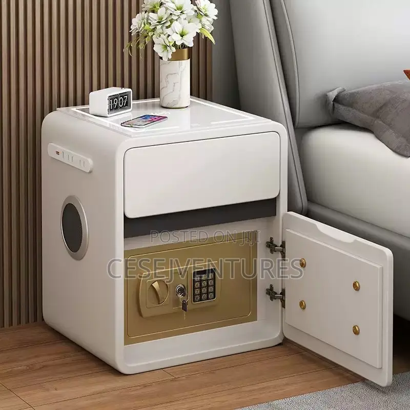 Beautiful Bedside Table With Safe