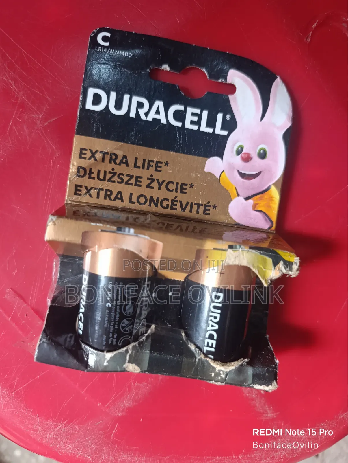 Duracell Plus C2 1.5V LR14/MN1400 Alkaline Battery