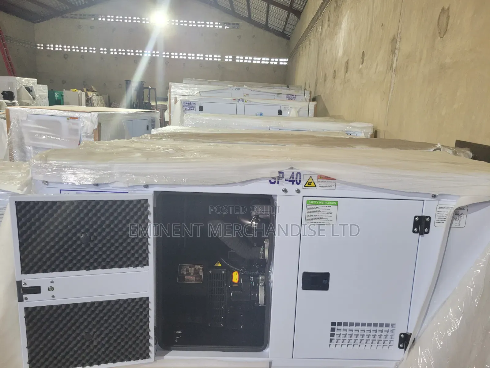Free Installation for 40kva Perkins Soundproof Generator
