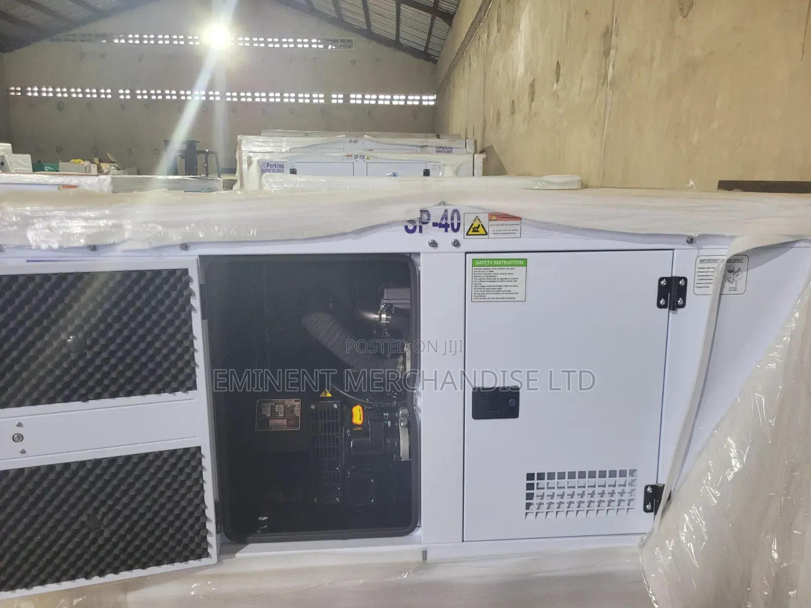 Free Installation for 40kva Perkins Soundproof Generator