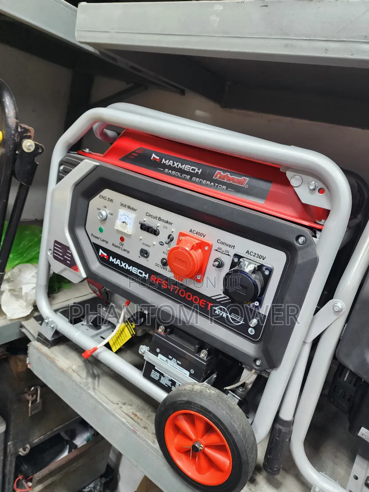 RFS17000ET Maxmech 15kva 100% 2.5mm Copper Coil 3 Phase Fuel Generator