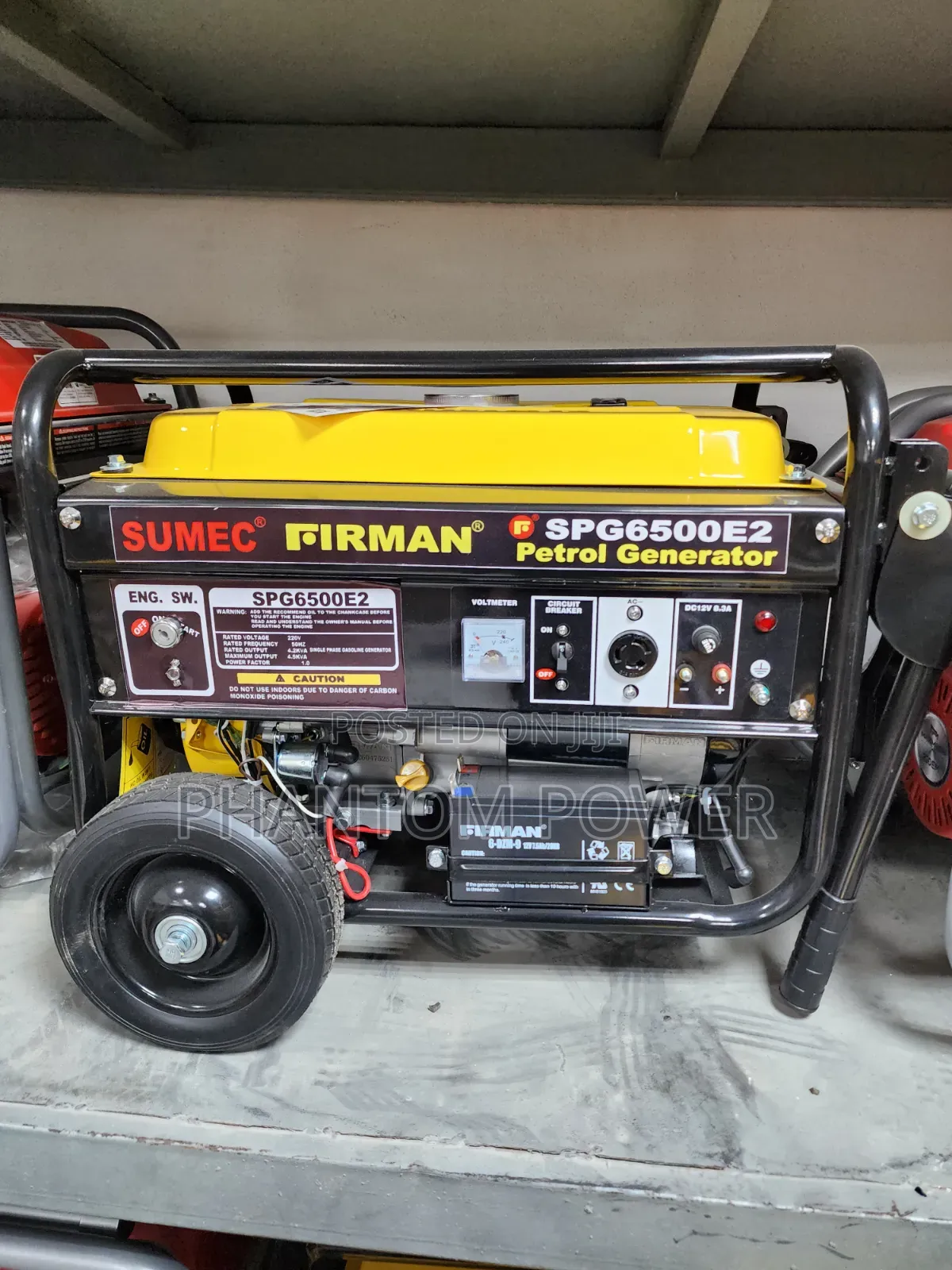 Sumec SPG6500E2 Firman 4.5kva Petrol Generator >>Payment on Delivery<<