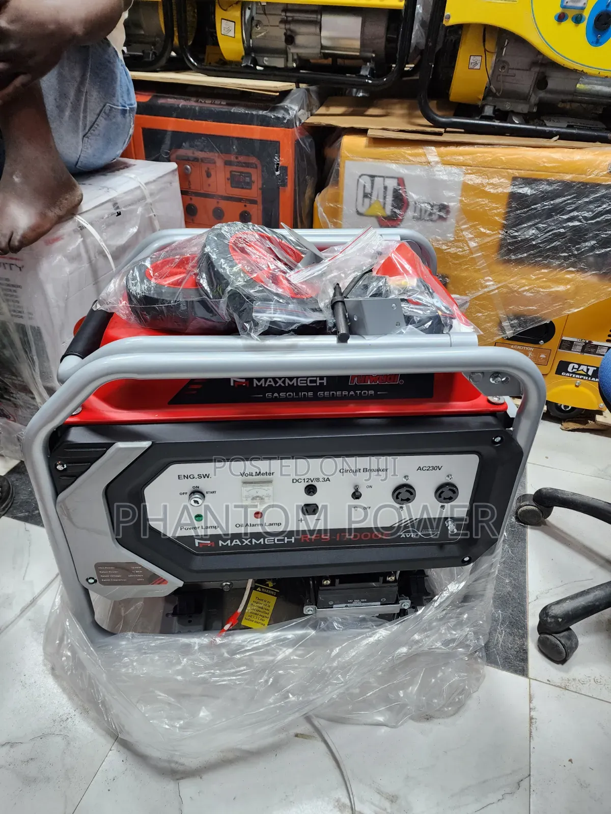 Original 15kva RFS17000E Maxmech Petrol Generator With Complete Kits ●