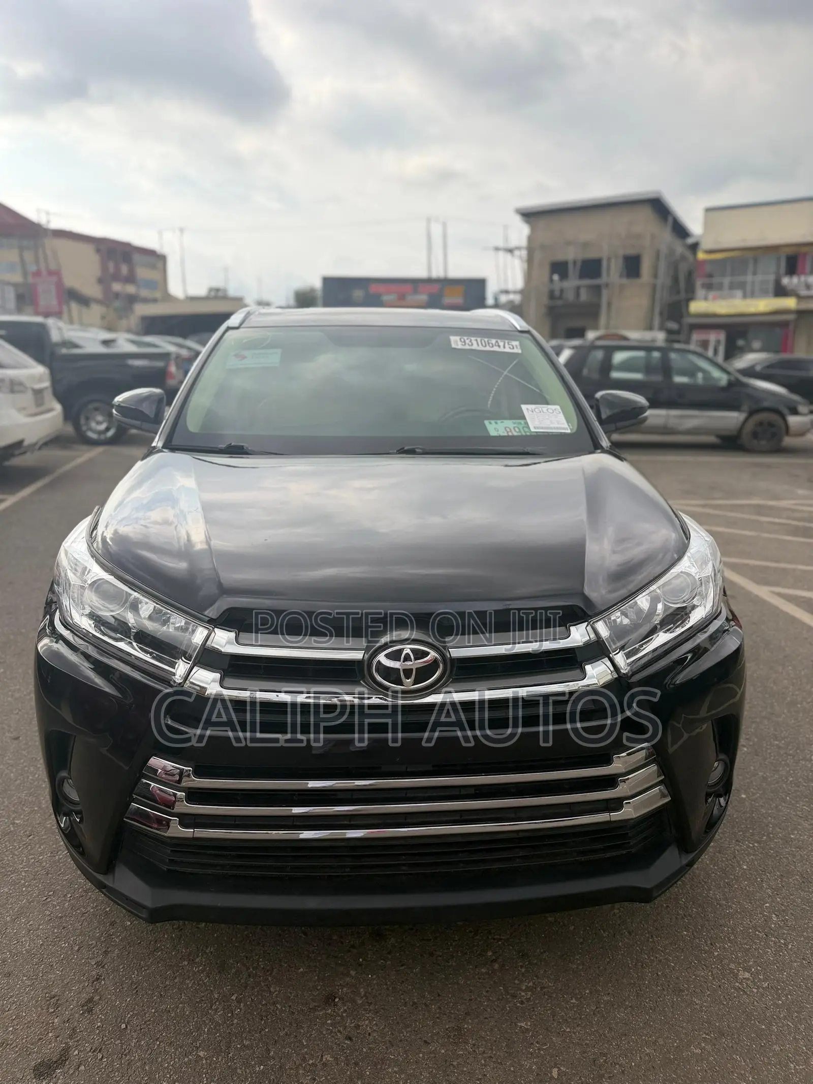 Toyota Highlander XLE V6 4x4 (3.5L 6cyl 6A) 2016 Black