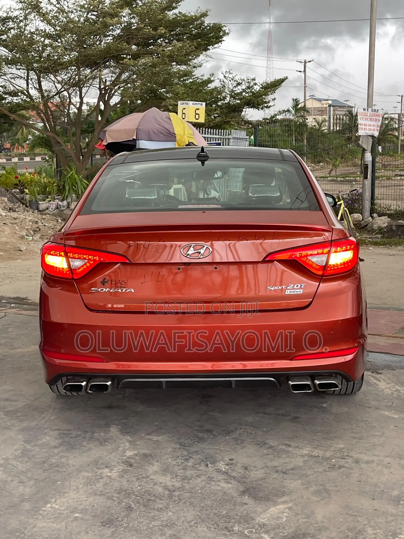 Hyundai Sonata Sport 2.0T 4dr Sedan (2.0L 4cyl Turbo 6A) 2015 Orange
