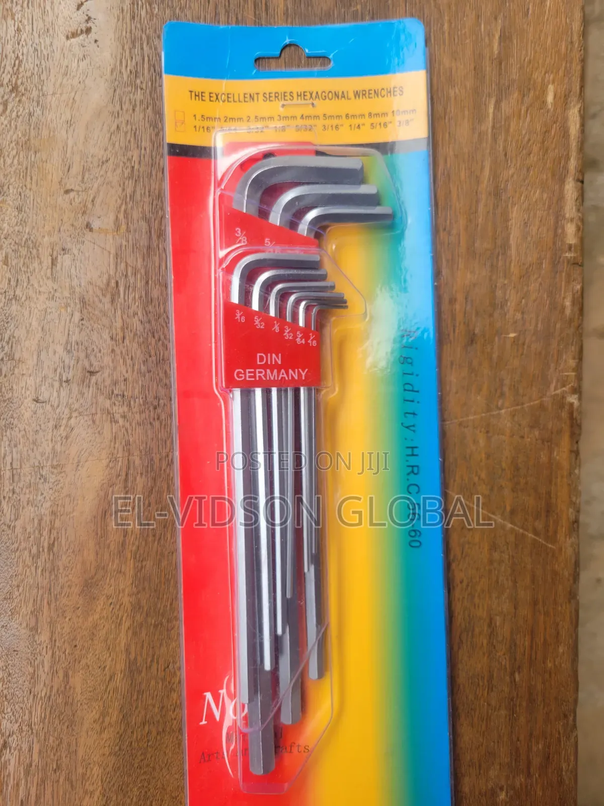 1/16-3/8 Inches Hex Wrench Allen-Key