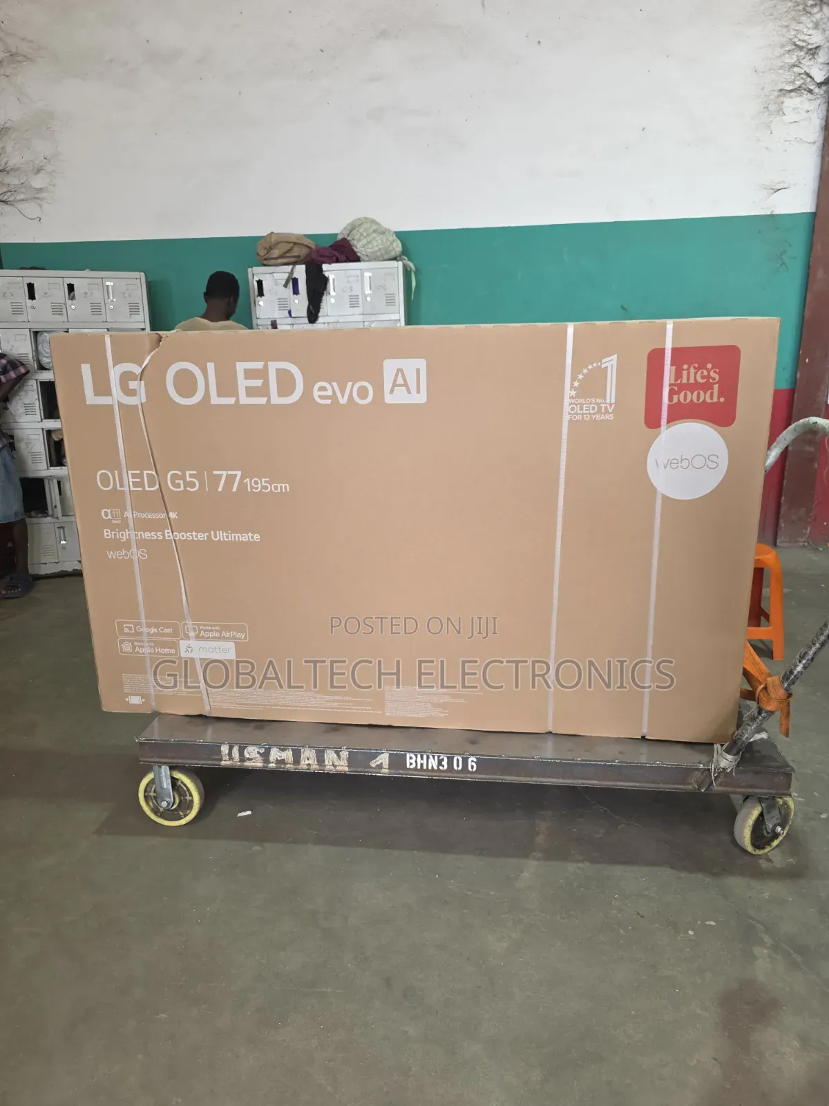 Original LG 77-Inch Oled Evo Ai G5 4k 165hz Smart TV – Oled77g56la