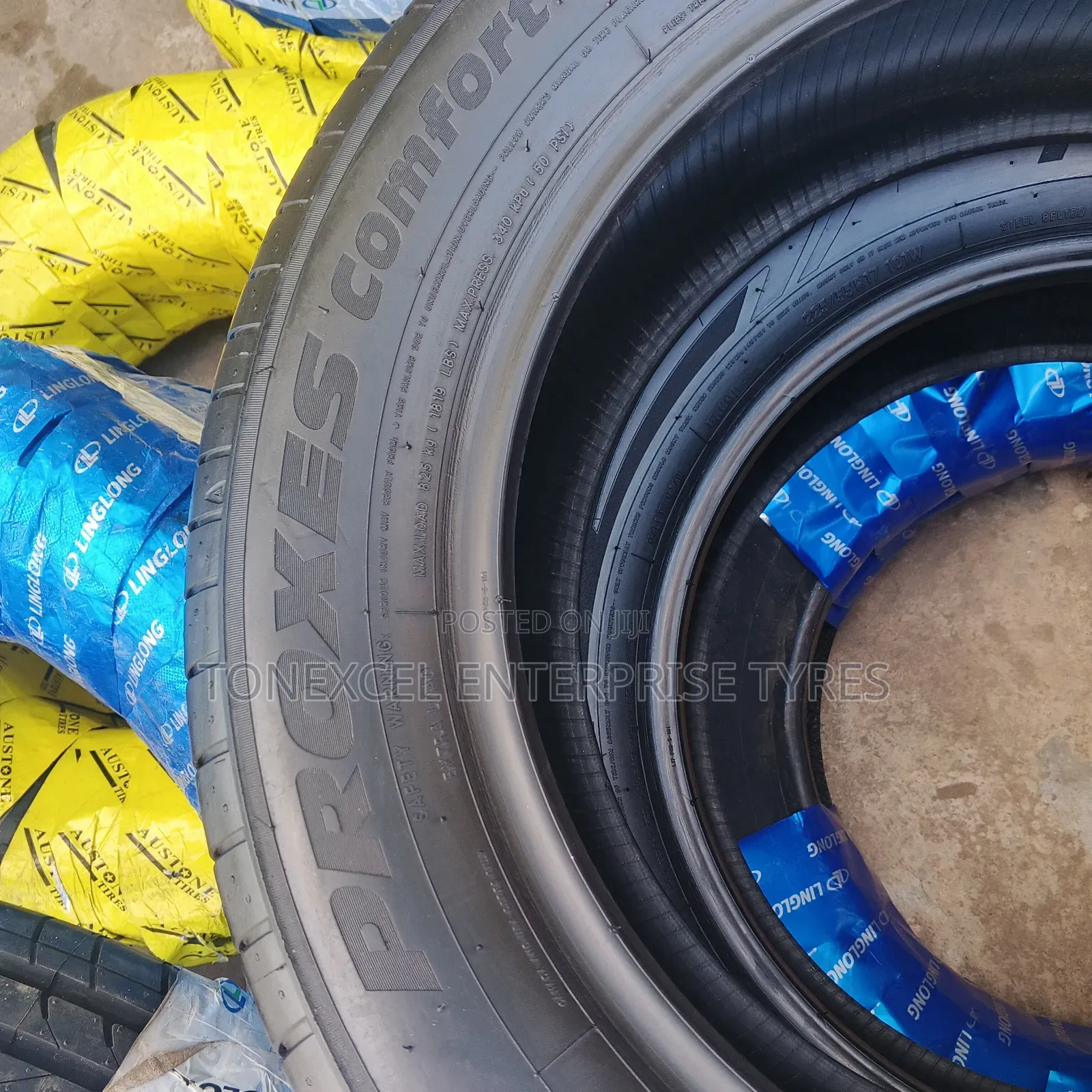 New Toyo Japan Tyre 225/55/17ade in Japan 24months Usage Guaranteed