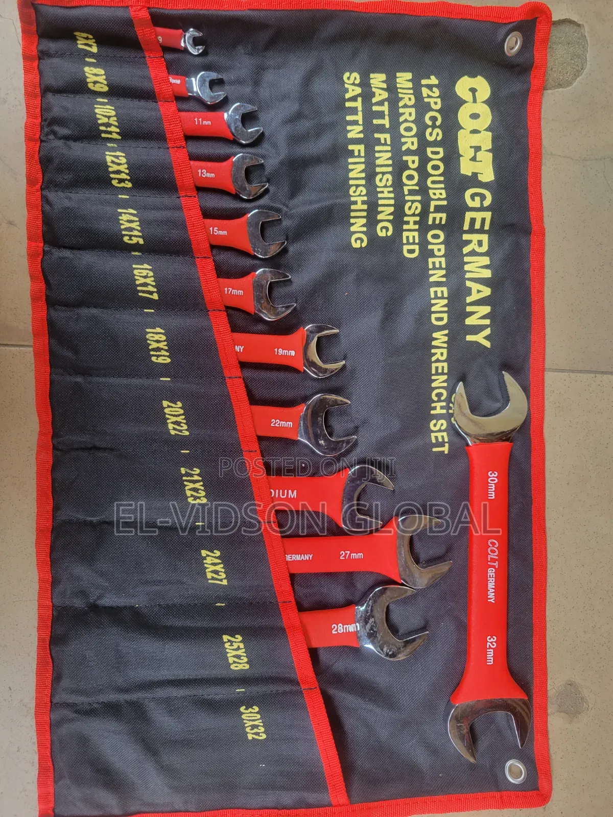 Set of Double Open End Spanner