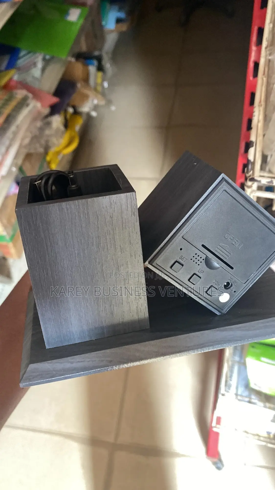 Pen Holders-Iron,plastic With Dissections ,Clock,Wooden and Plastic