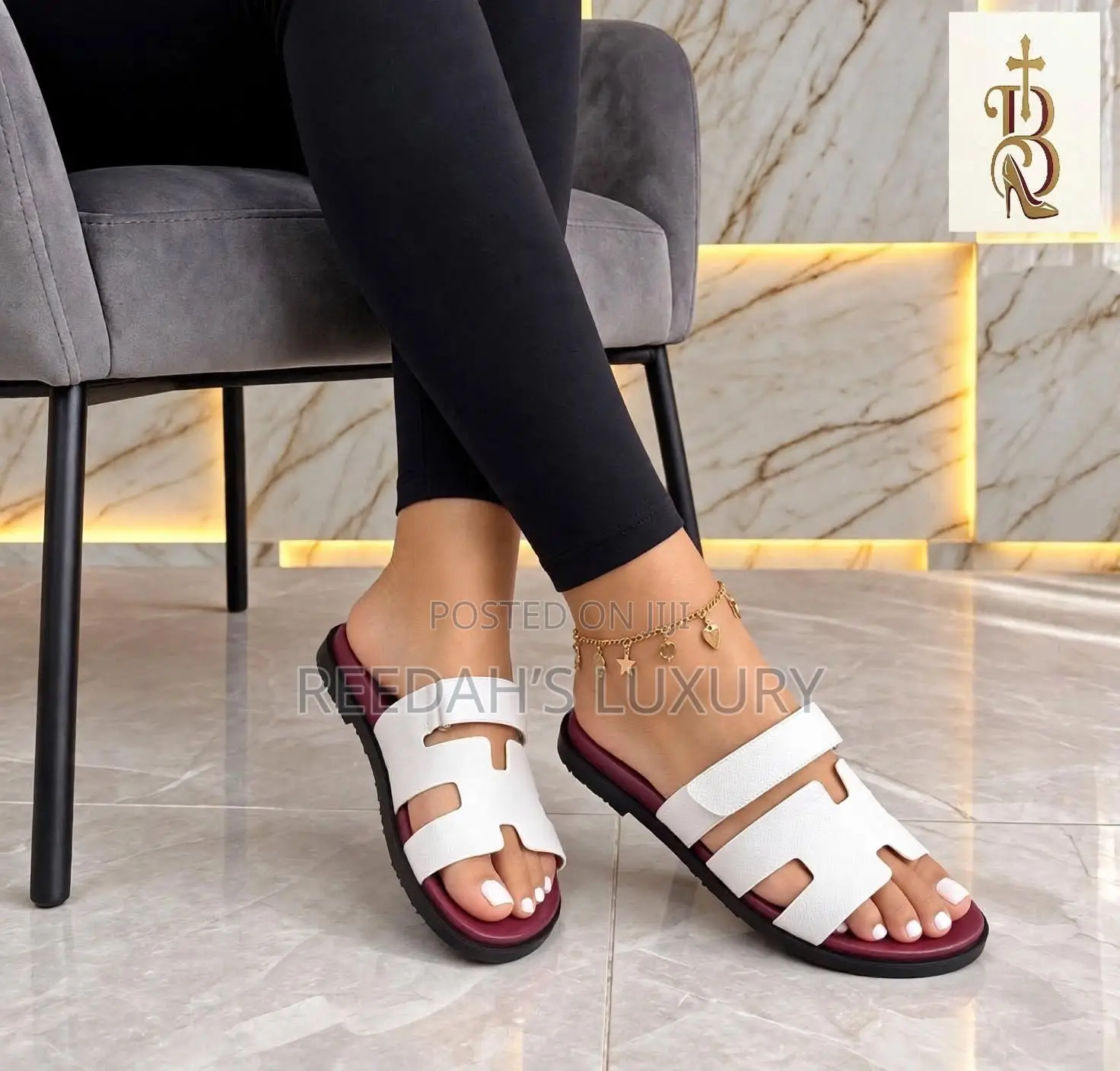 Luxury Hermes Female Slippers