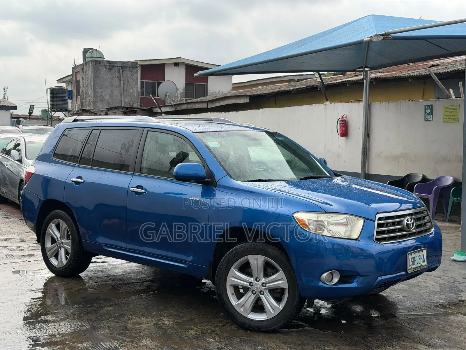 Toyota Highlander 2008 Blue