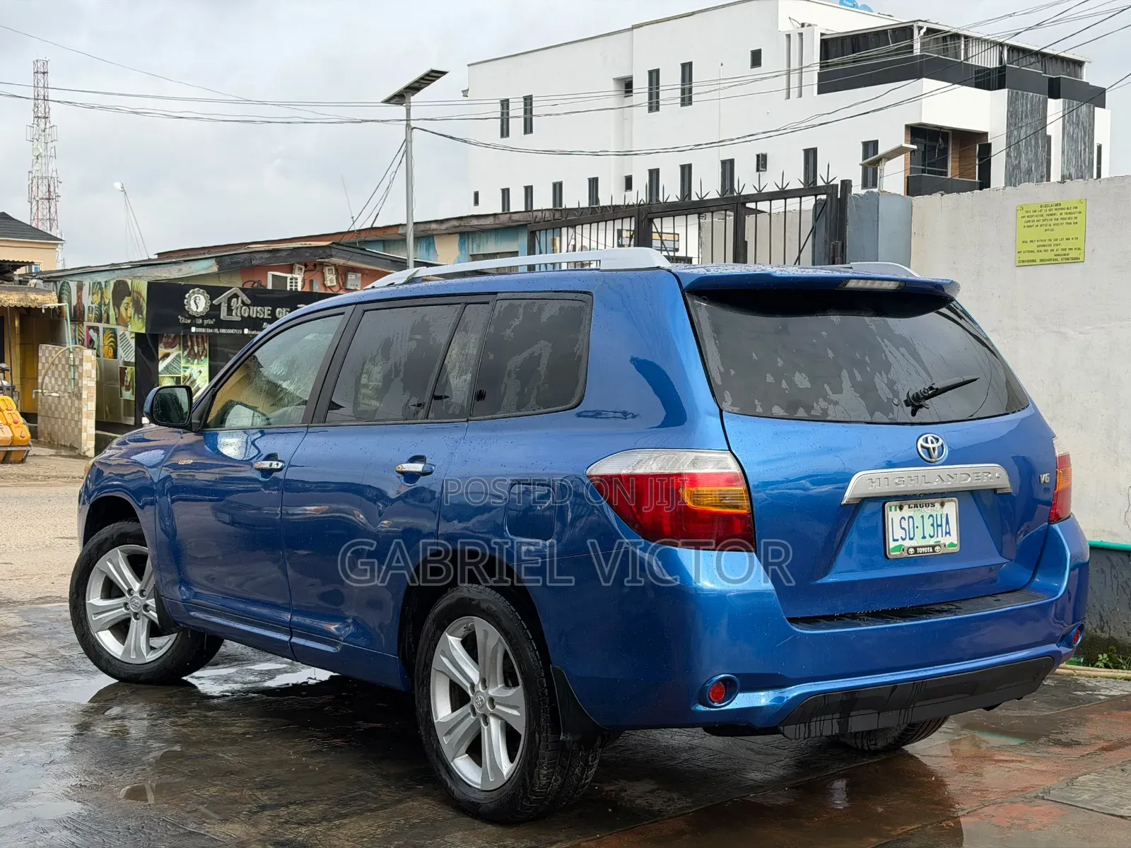 Toyota Highlander 2008 Blue