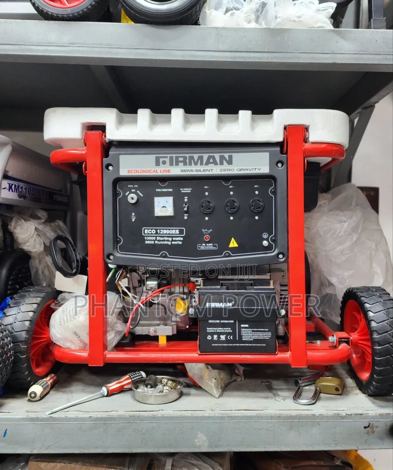 New Unsealed 10kva Firman EC012990ES Key Start Copper Petrol Generator