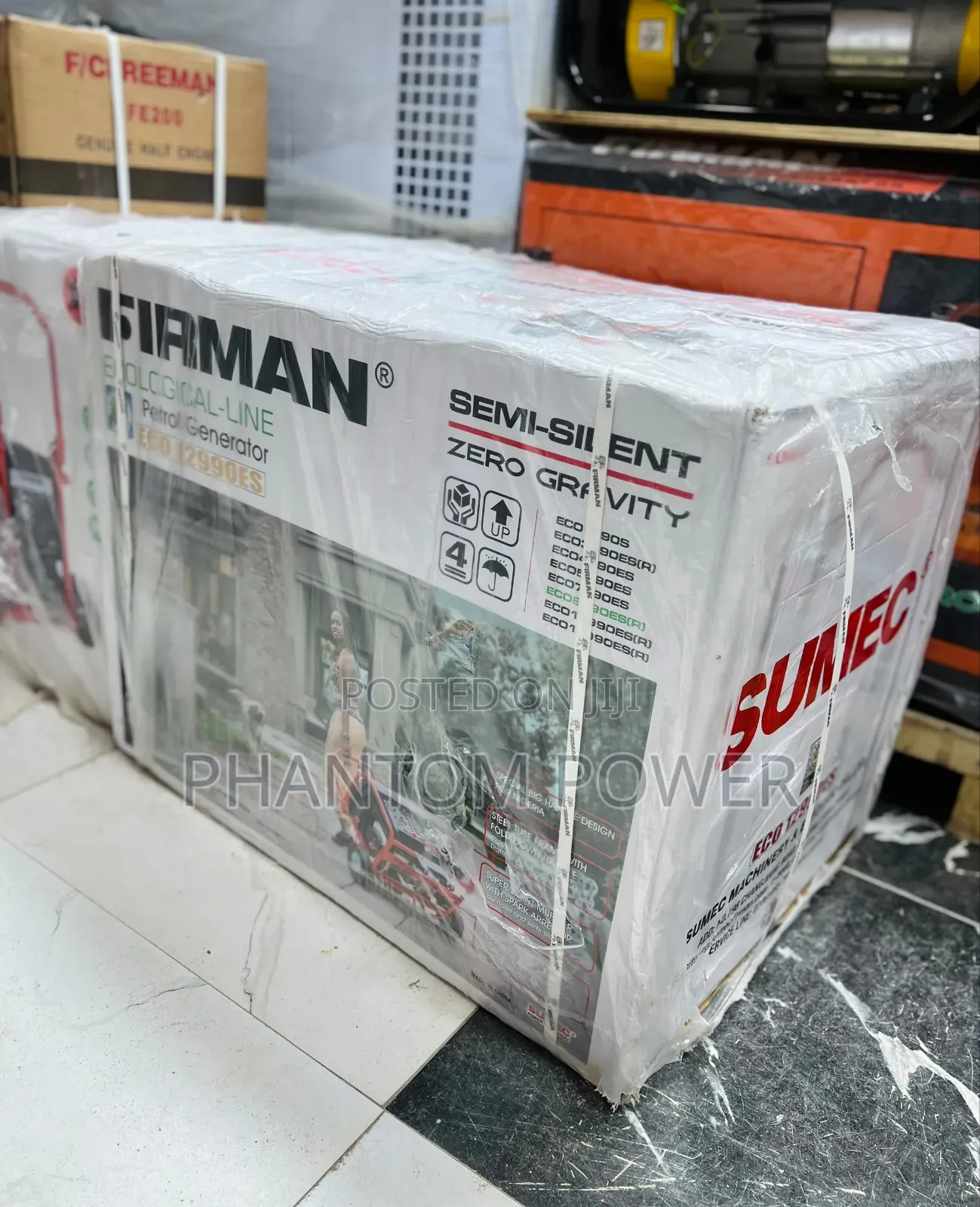 New Unsealed 10kva Firman EC012990ES Key Start Copper Petrol Generator
