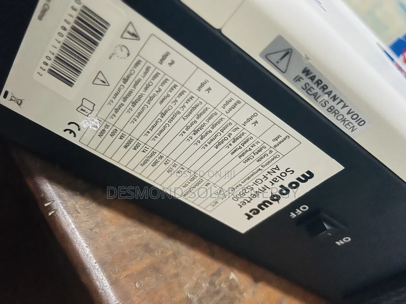 2.5kva 12v Mopower Hybrid Solar Inverter Is Now Available