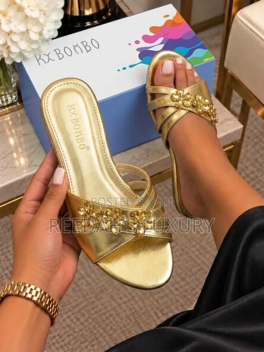 Pretty Stoned Slippers - KX BOMBO