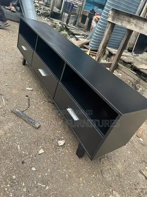 Black TV Stand With Led Lights 5ft