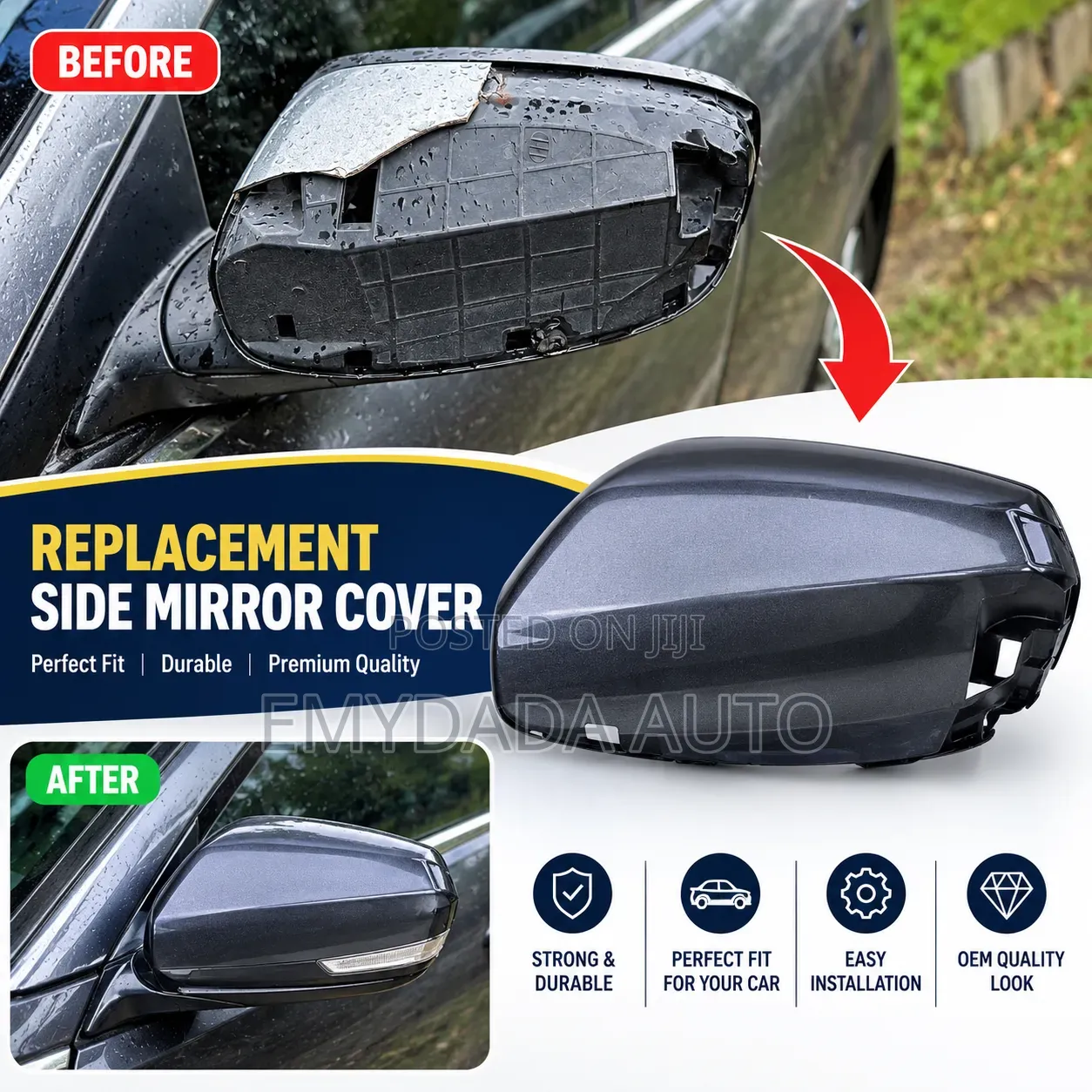 Side Mirror Cover for Accord