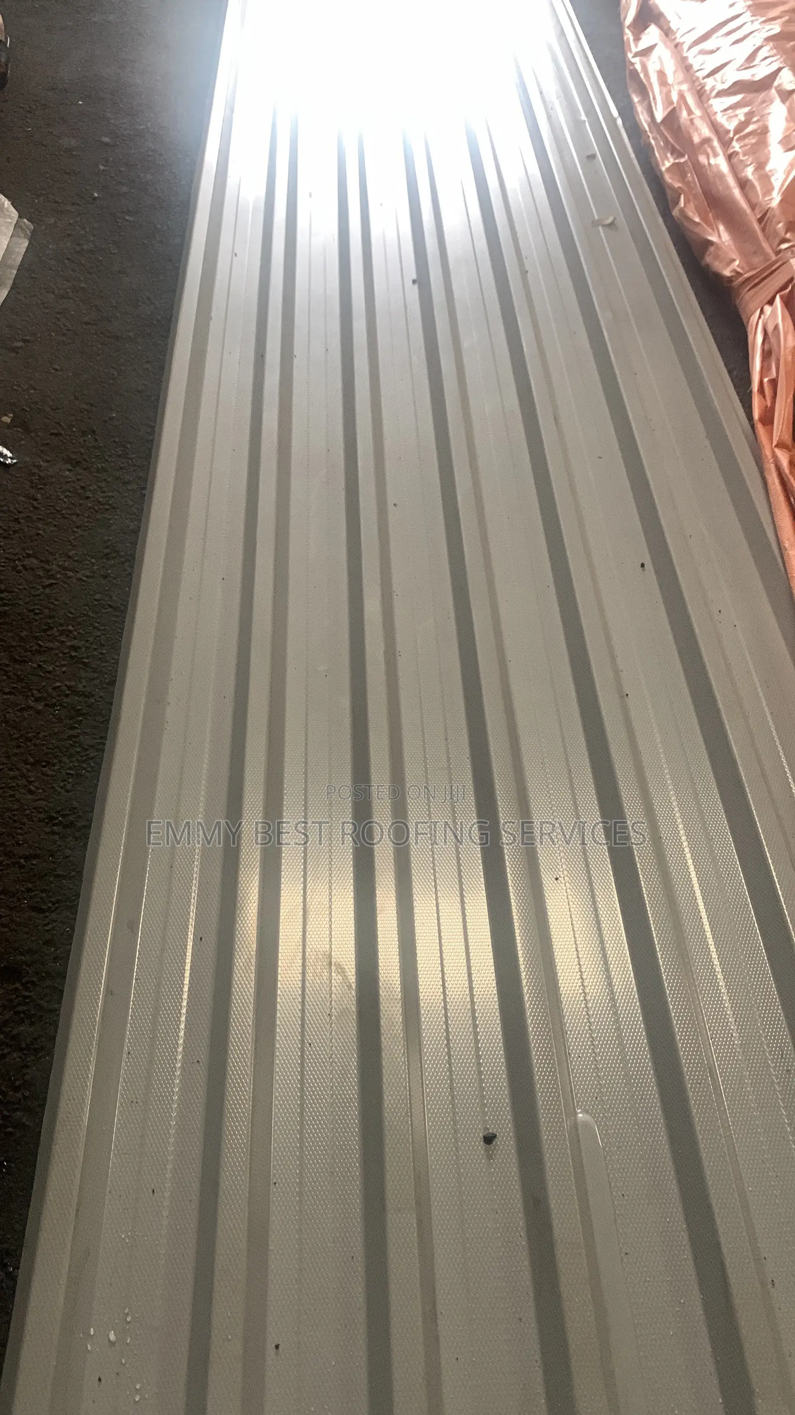 0.55mm White Grey Roofing Sheet - Longspan Available Now