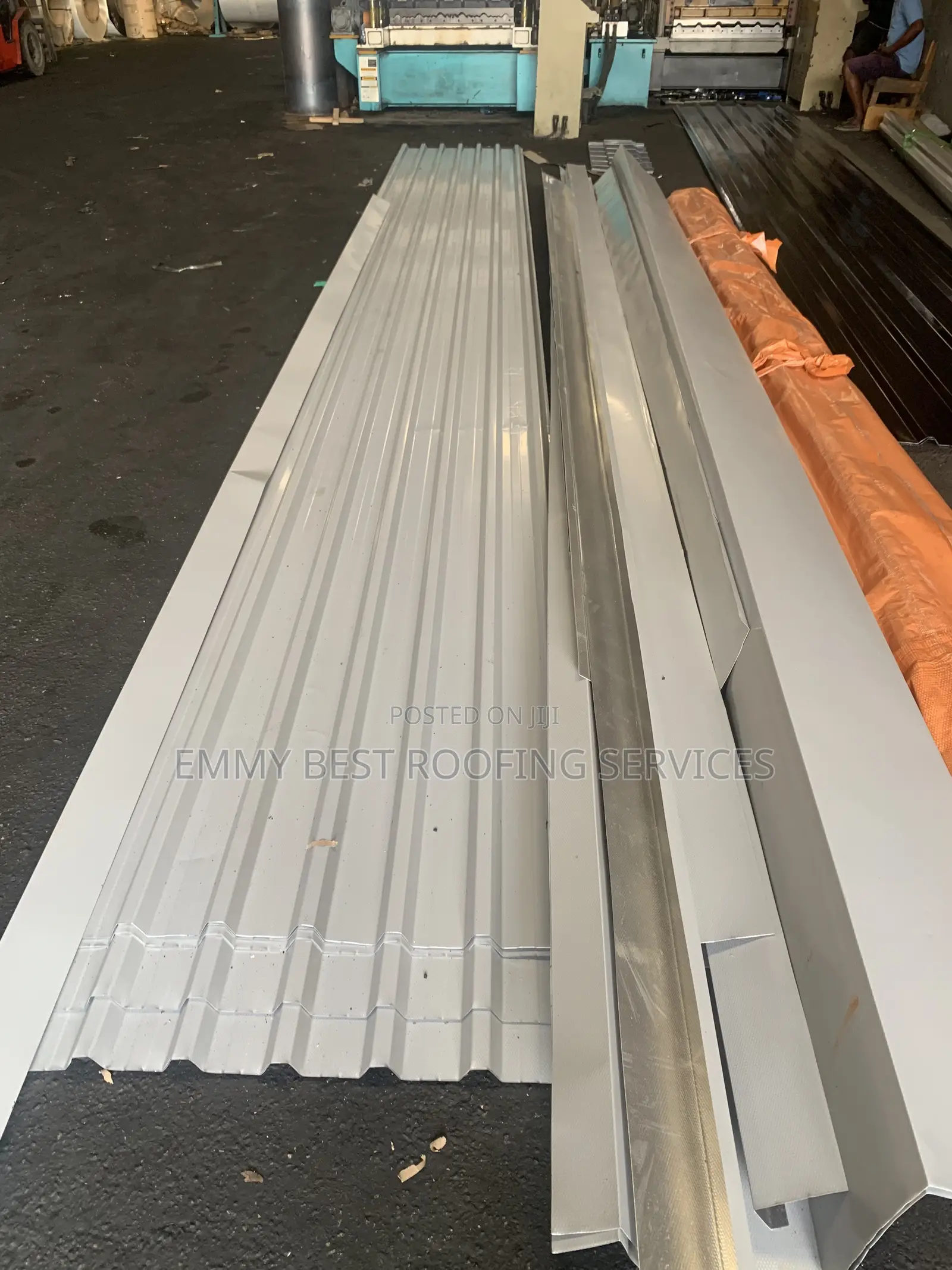 0.55mm White Grey Roofing Sheet - Longspan Available Now
