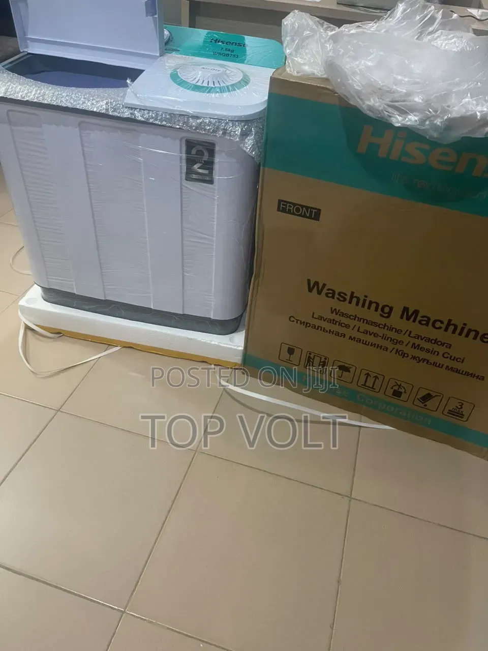 Hisense 7.5kg Twin Tub Laundry Washer