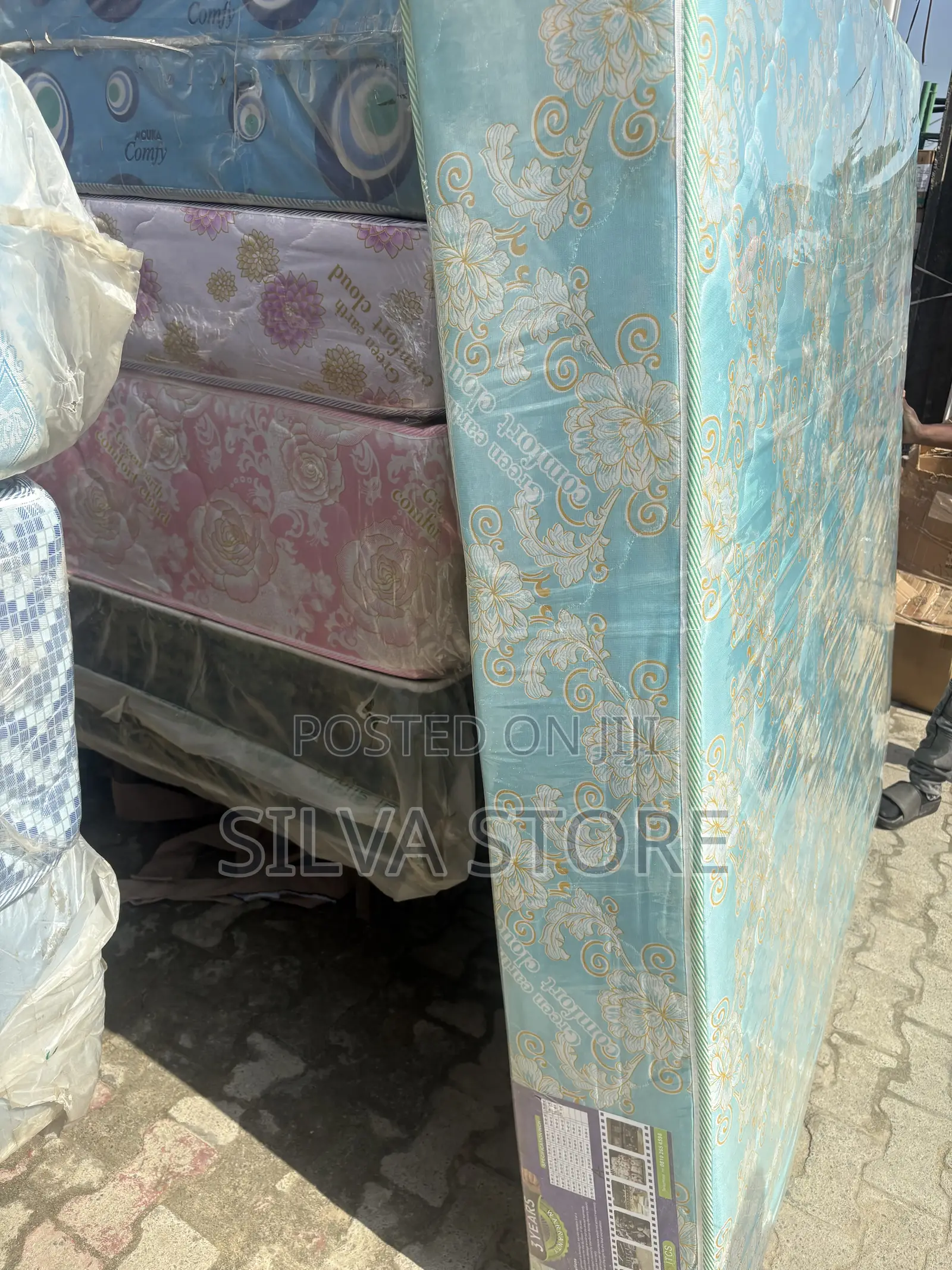 6x6 10inches Semi Orthopedic Mattress (GREEN EARTH MATTRESS )
