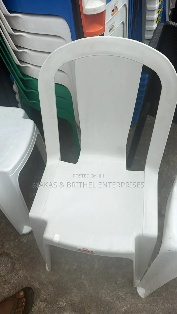 Amber Armless Plastic Chair