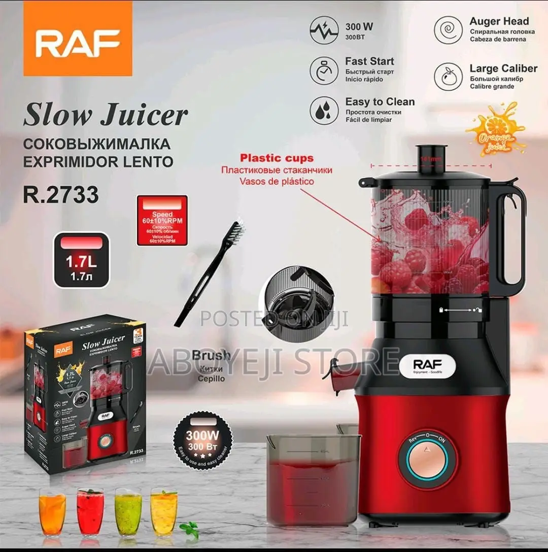 Raf Slow Juicer Big Mouth