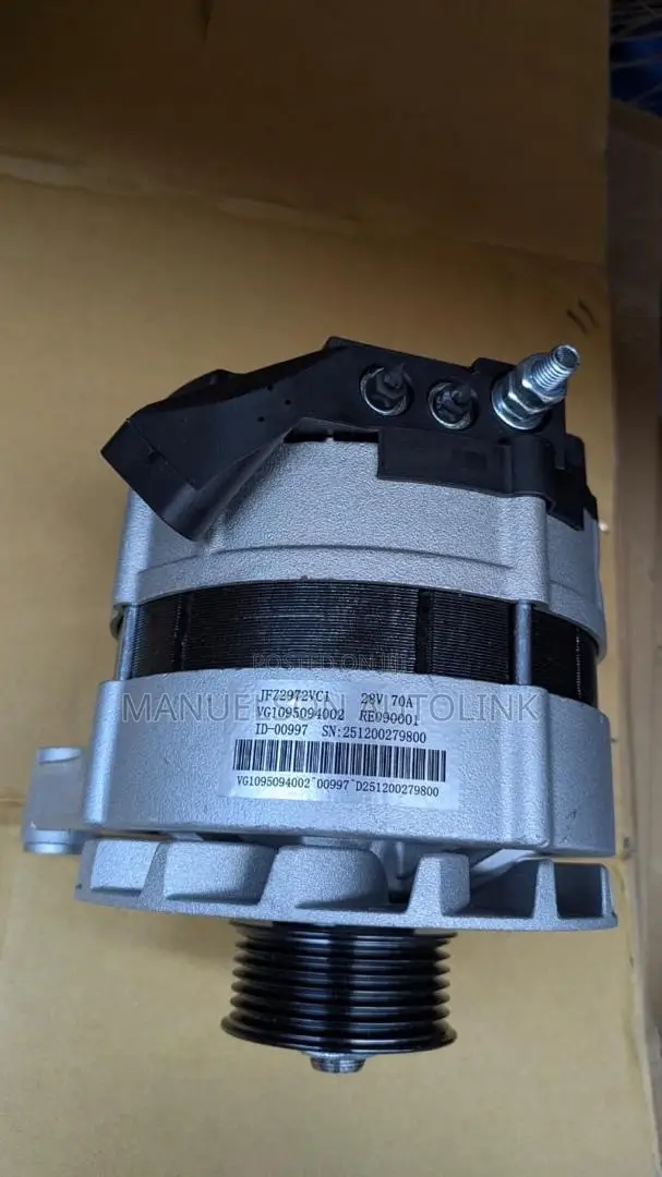 HOWO 371 / WD615 Engine Alternator — 28V — VG — JFZ255-024