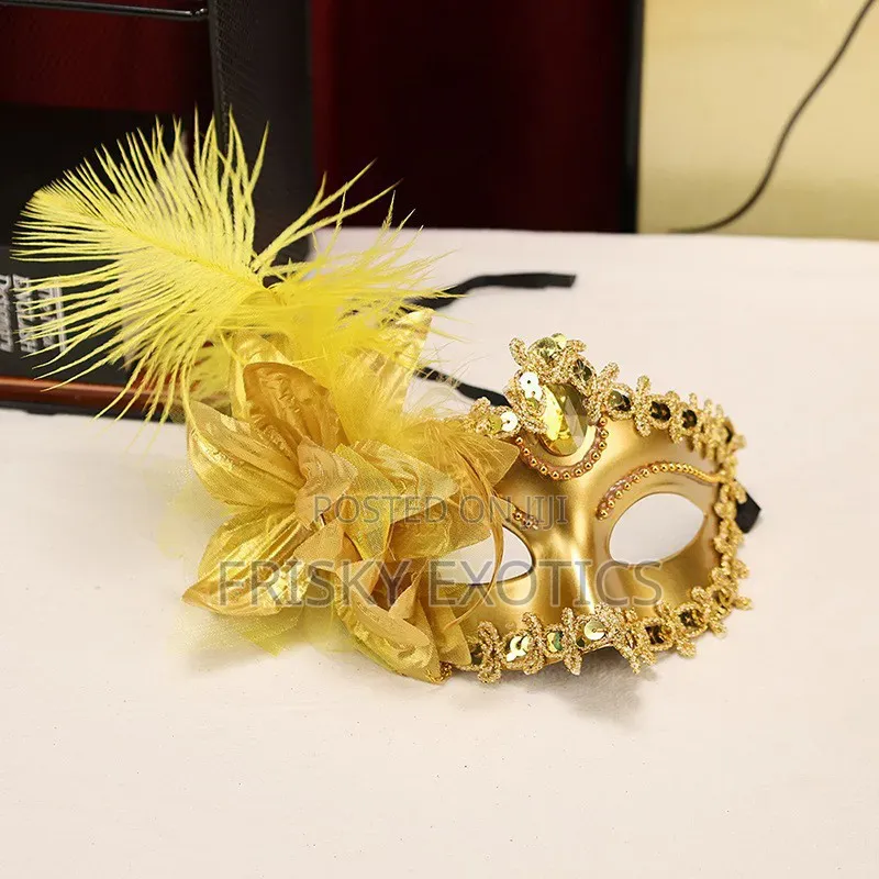 Fancy Feather Party Masks