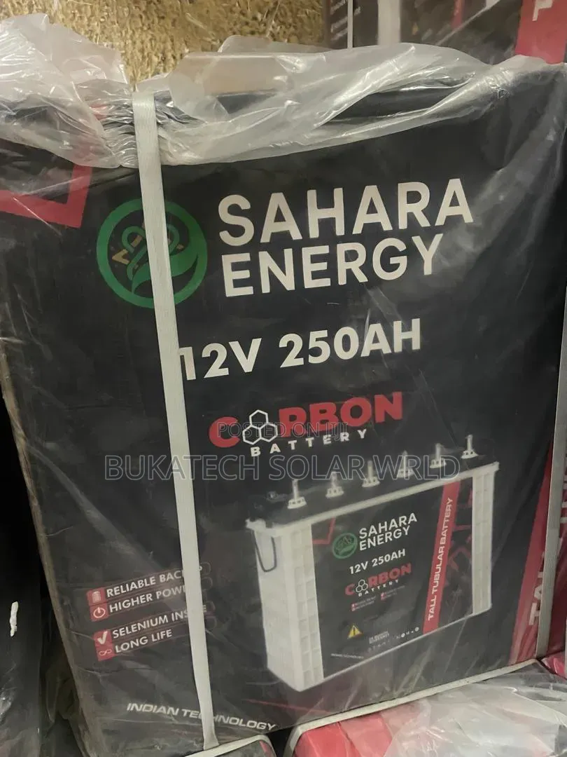250ah 12v Sahara Energy Tubular Battery