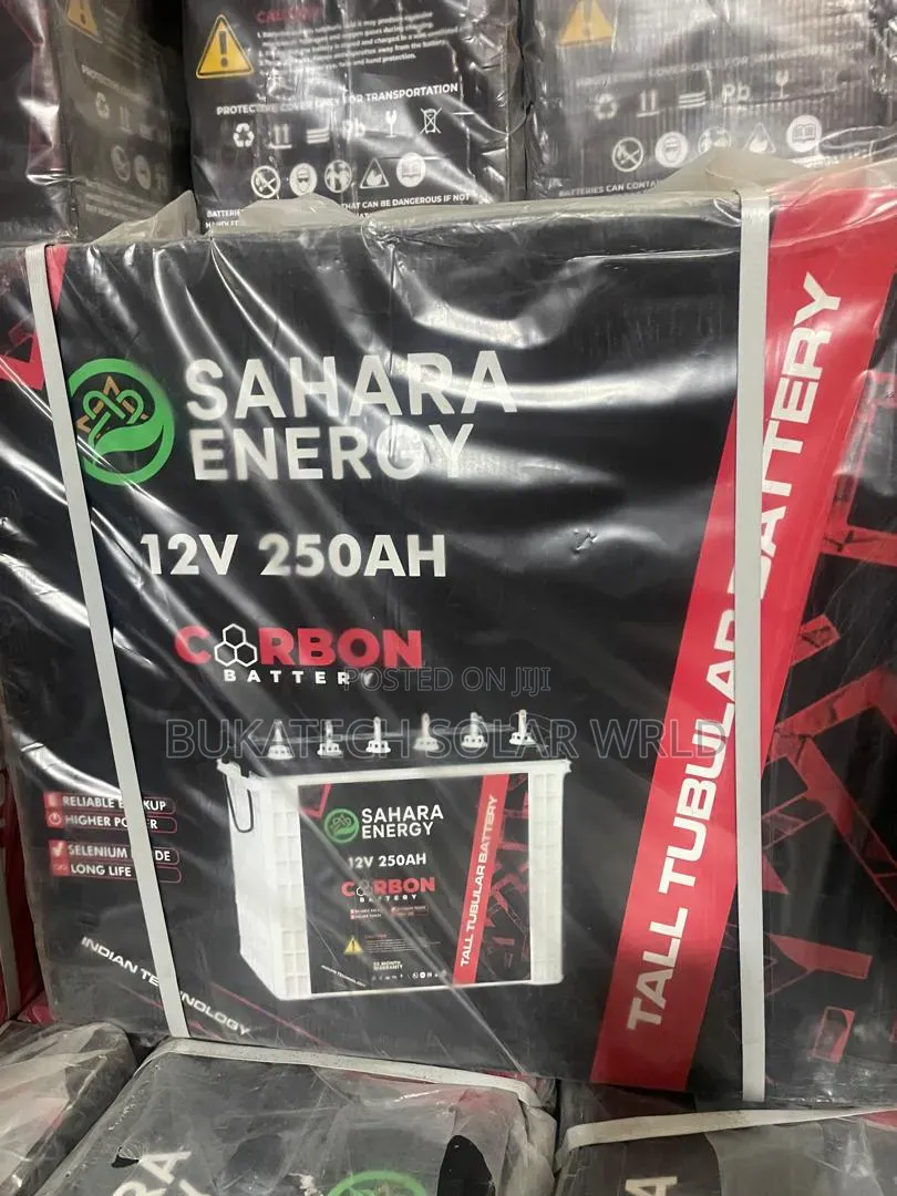 250ah 12v Sahara Energy Tubular Battery