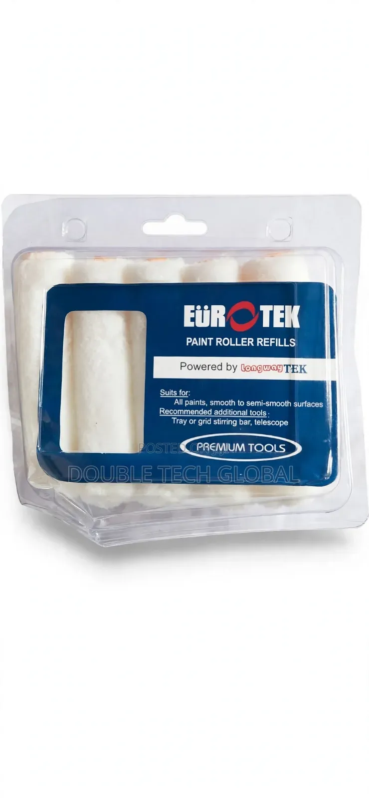 EUROTEK Paint Roller Refills-4 in 1pack-Premium Tools-for All Paints