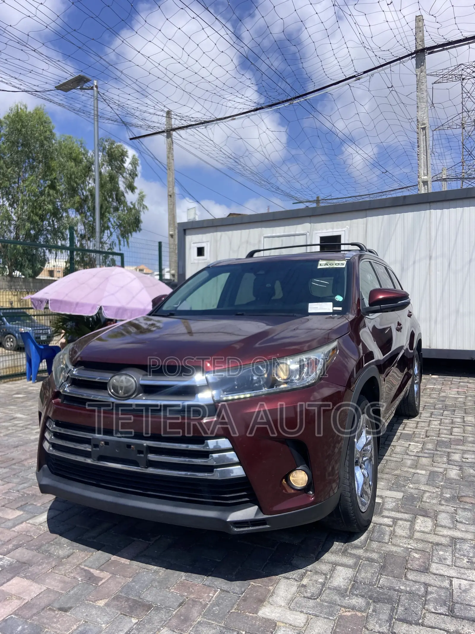 Toyota Highlander Limited 4x4 V6 (3.5L 6cyl 8A) 2018 Burgundy