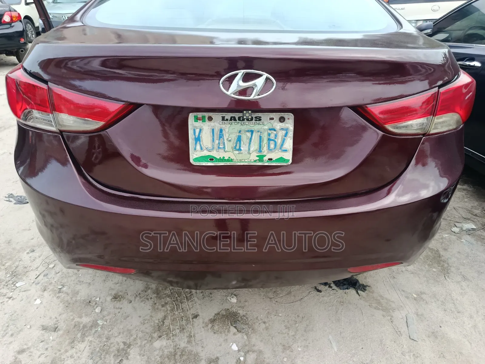 Hyundai Elantra GLS 2012 Red