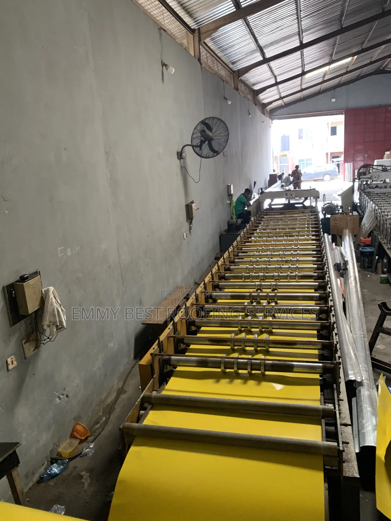 0.50mm Lemon Yellow Longspan Roofing Sheet - Factory Direct Production