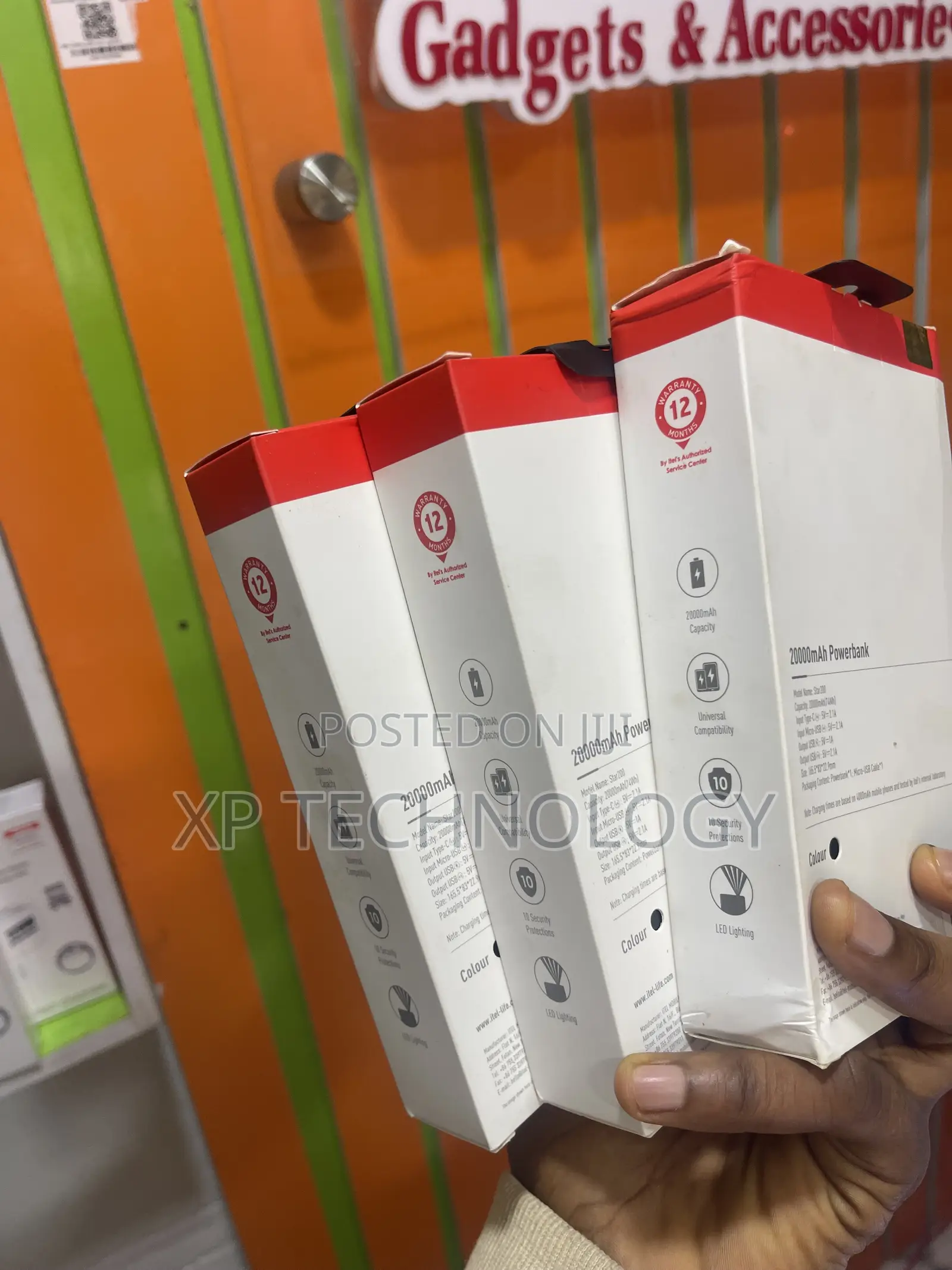 Itel Powerbank 20,000mha