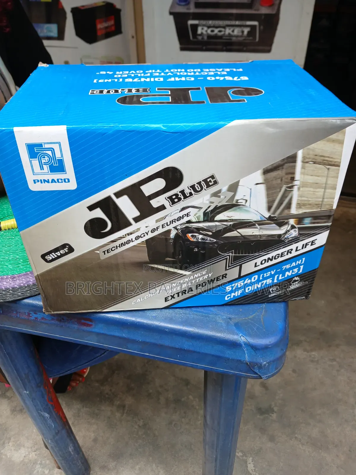 75Ahs Jp Blue Battery Made in Vietnam