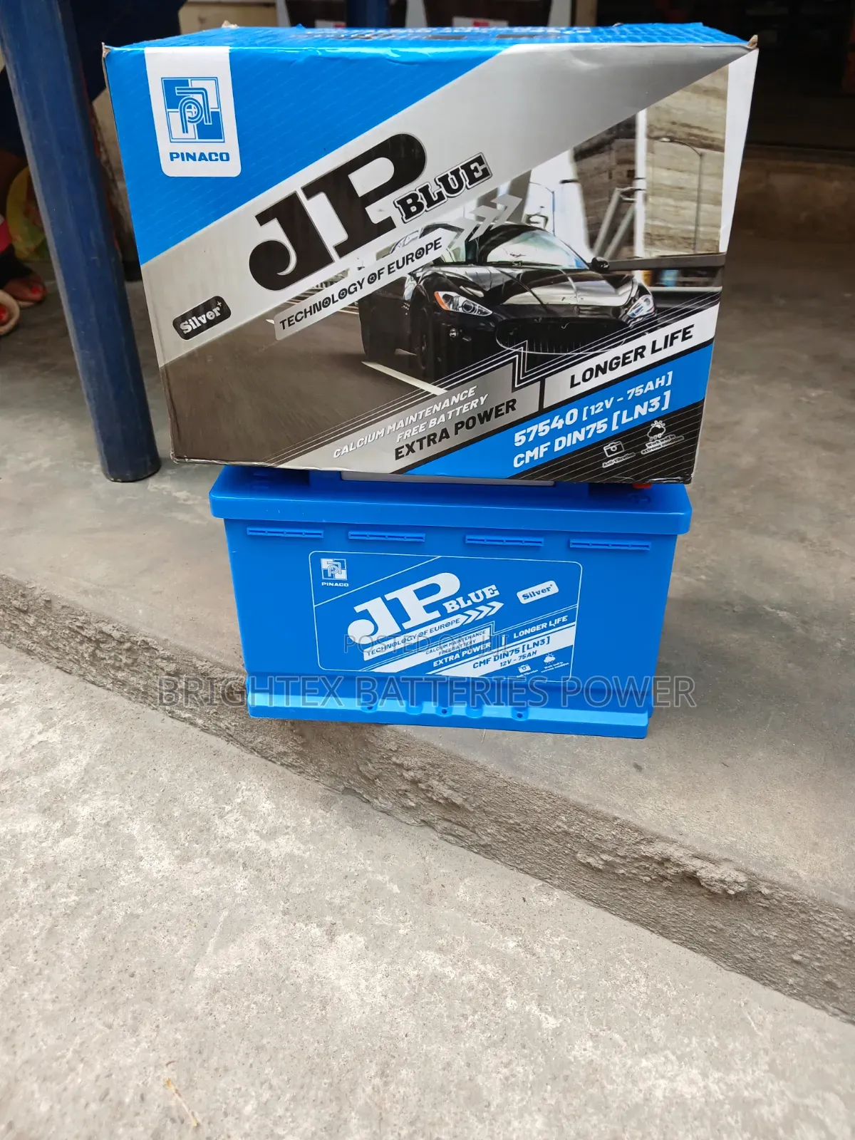 75Ahs Jp Blue Battery Made in Vietnam